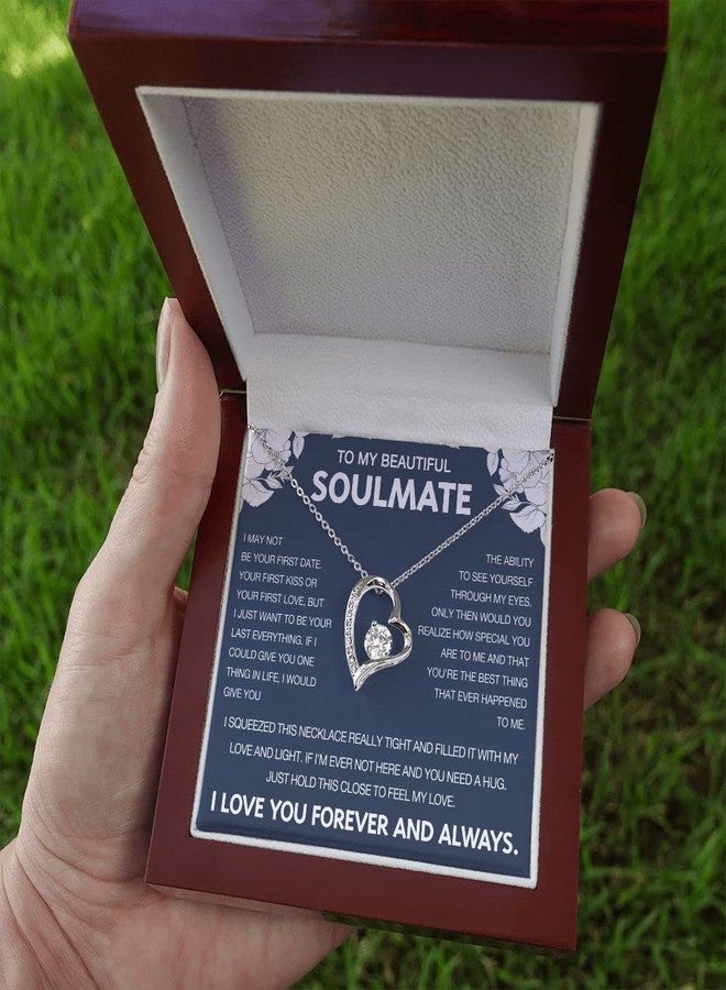 Dokazu Necklace Gift for Wife or Girlfriend from Husband or Boyfriend, Anniversary, Birthday, Valentine’s Day Soulmate Jewelry, Forever Love Necklace for Women - Image 5
